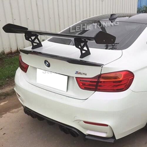 For BMW F80 M3 F82 M4 Coupe F87 M2 Auto Racing Car Styling Carbon Fiber rear boot Wing Spoiler Wing Trunk Lip Boot Cover