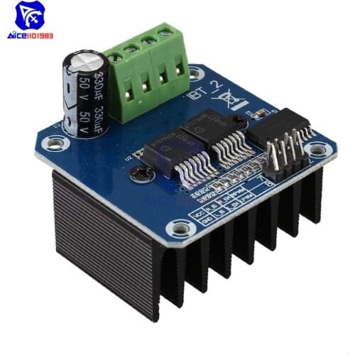 Diymore Dual BTS7960B 43A Stepper Motor Driver Module H-Bridge PWM Driver Module for Arduino Smart Car