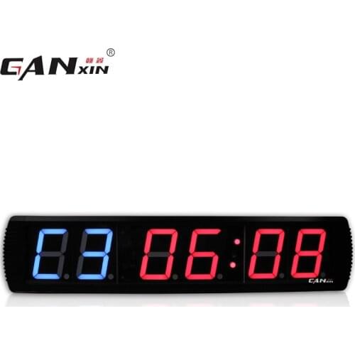 [Ganxin] for 4 Inch Timers LED Interval Timer Training Time And Rest Time Alternate CountdownCount up As A Stopwatch