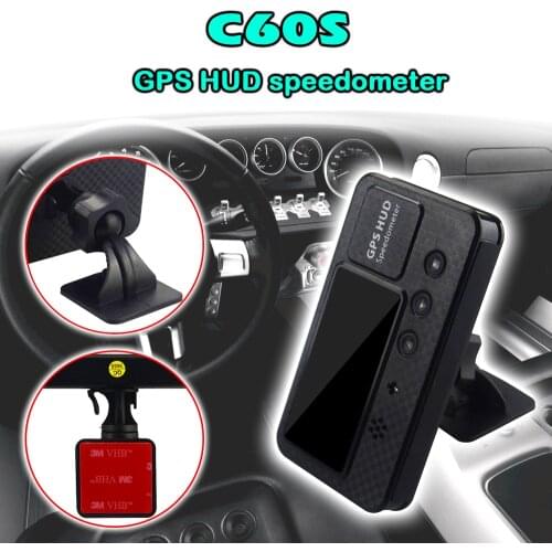 GPS tracker Car tracking device C60S Head-up display GPS Locator Easy Setup-Plug Auto Adjust Brightness Over Speed Warning