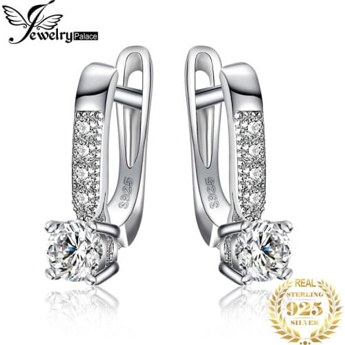 JewelryPalace Women's Silver Earrings