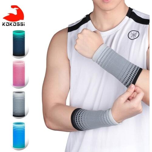 KoKossi 1PCS Wrist Support Comfortable Breathable Elastic Gym Home Training Weight Lifting Outdoor Basketball Tennis Wristband