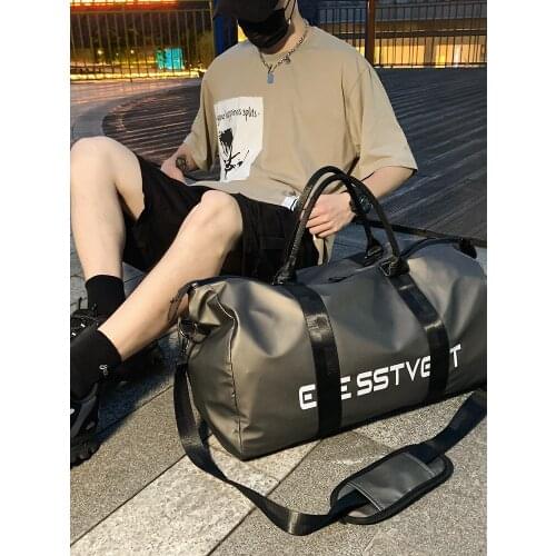 YILIAN Short travel bag Mens and womens large-capacity handbags fashion versatile one shoulder crossbody bag