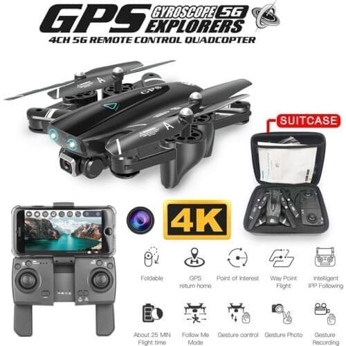 S167 Profissional GPS Drone with Camera 4K HD 5G GPS WiFi FPV Wide Angle RC Quadcopter Helicopter Toy vs E520S SG900-S