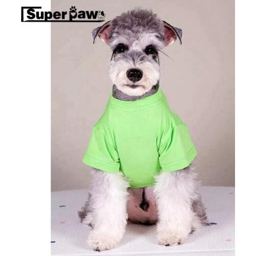 Summer Pet Dog T-shirt Vest Clothes Apparel For small Medium Dogs French Bulldog Schnauzer Pomeranian Pug Inu Shiba SMC06