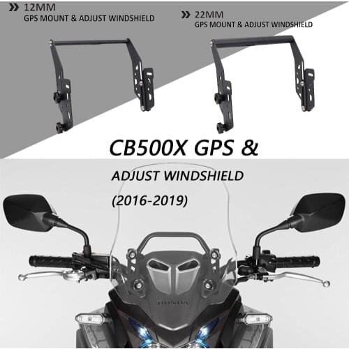 New Motorcycle Accessories GPS Navigation Plate Bracket Self-adjusting screen support For Honda CB500X CB 500 X 2016 - 2019 2018