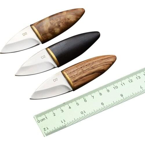 Straight Blade Knife Wood Handle Knifes Stainless Steel kitchen Knife EDC Tools Survival Hunting Camping Outdoor Tool