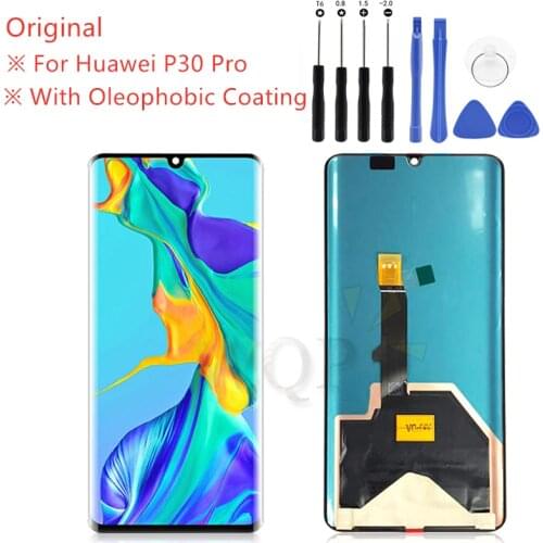 Original LCD for Huawei P30 Pro LCD Touch Screen Digitizer Assembly VOG-L29 VOG-L09 VOG-L04 VOG-AL00 VOG-TL00 Repair Parts