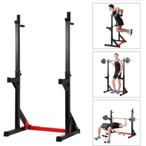 Semi-frame Squat Rack Multifunctional Weight-lifting Bed Professional Horizontal Pusher Combination of Household Barbell Frame