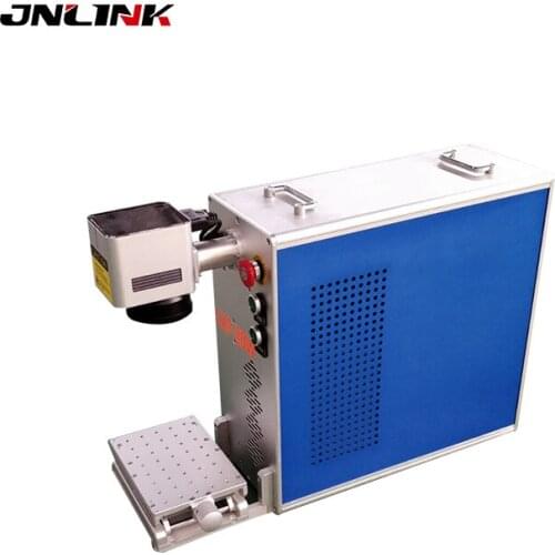 Portable mini Laser marking pcb 2d table machine fied lens with diameter 110mm