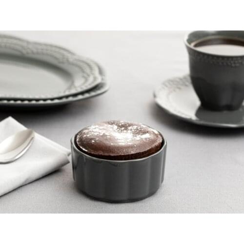 Vienna Porcelain Ovenproof dish 8,5 Cm Anthracite