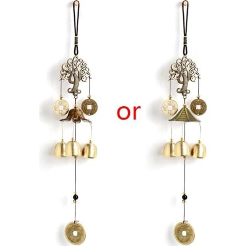 Wind Chime Vintage Lucky Tree Bells Hanging Decoration Home Outdoor Yard Garden Wall Ornament Window