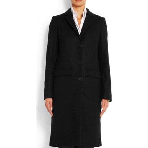 2020 autumn winter fashion single breasted woolen coat women slim ol wool blends coat