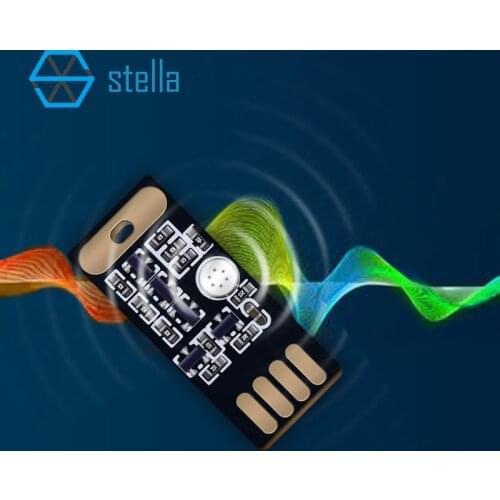 1pcs USB LED RGB bulb,touch/voice control light color changing, Laptop/PC/home/car night lamp decompression decoration light