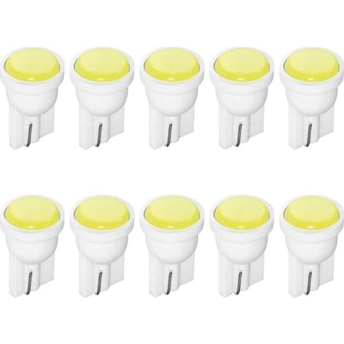 10pcs12V T10 194 168 SMD W5W Car White LED Wedge Side Light Bulbs Car External Clearance Lights Led Wedge Side Bulbs Lamp