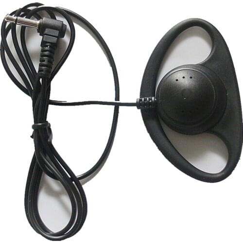 3.5mm D Shape Ear-hook Receive Listen Only Earpiece Headset Speaker Mic For Motorola HT750 HT1250 PR400 XTS1500 XTS2500 Radio