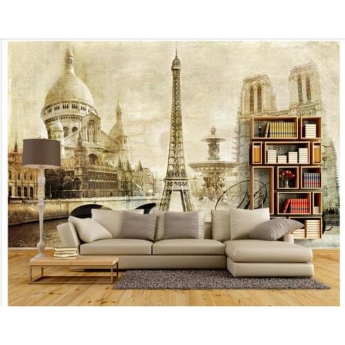 3D wall murals wallpaper 3d wallpaper custom mural Retro nostalgia european-style wallpaper background wall papers home decor
