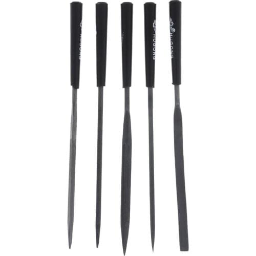 5pcs/set Files 141mm-145mm Mini Metal Filing Rasp Needle File Wood Tools Diy Polishing Tool Woodworking