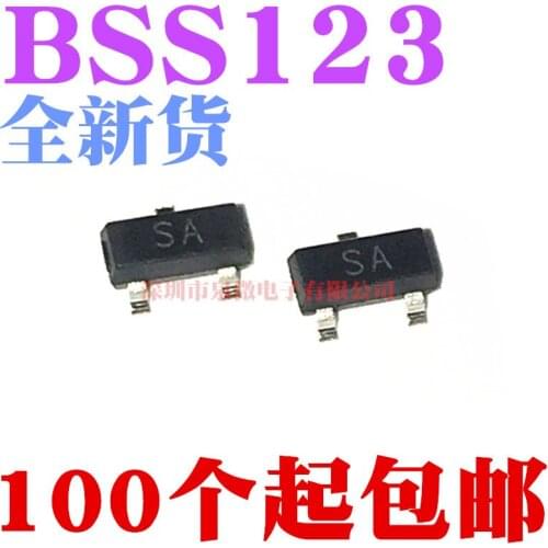 50PCS/LBSS123LT1G BSS123 SOT-23 SA
