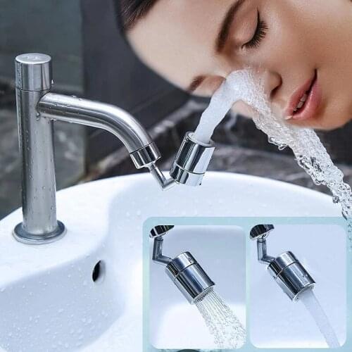 720°Rotatable Universal Splash Filter Faucet Sprayer Head Flexible Faucets Sprayer Bathroom Kitchen Tap Extender Adapter