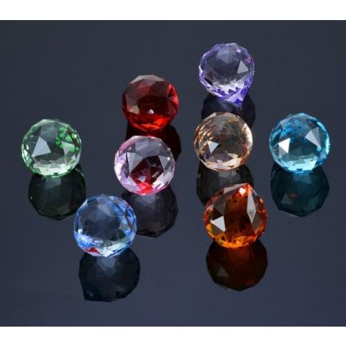 8Pcs Crystal Chandelier Parts Crystal Glass Prisms Rainbow Chandelier DIY Lighting Home Decoration Chandelier Pendants