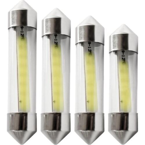 Car Reading Lamp Cob Double Pointed Lamp 31mm 36mm Tail Lamp 39mm 41mm Led Double Pointed License Plate Lamp Led Lights for Car