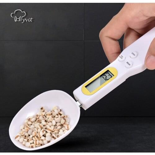 Digital Kitchen Scale LCD Portable Spoon Scales 500g/0.1g Weight Volumn Measuring Spoon Gram Electronic Spoon Baking Accessories