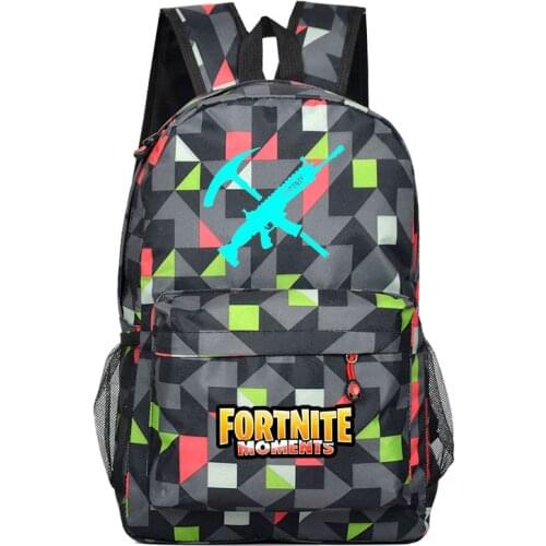 Kids Waterproof SchoolBag Fortress Night SchoolBag Fortnites Children Backpack Student Bags Boy Girls Anime School Backpack Gift