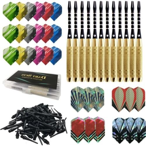12pcs Soft Tip Darts With Flights And 100 Soft Tip Points, Electronic Dart Target, For Electronic Dartboard Party Bar Games Dart