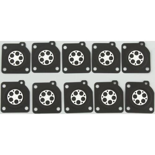 10pcs Chainsaw Carburetor Repair Rebuild Kit Metering Diaphragm Gaskets for ZAMA C1U REPLACES A015010 Garden Lawn Mower