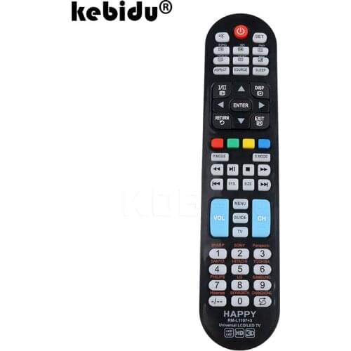 Kebidu Hot Sale RM-L1107+3 TV Remote Control Controller For all LED LCD TV Remote 433MHZ high quality
