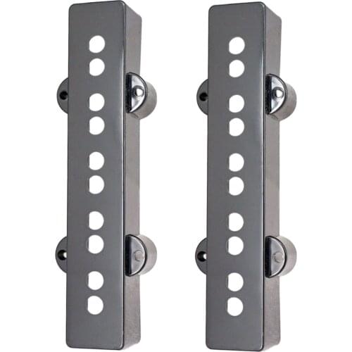 2PCS Pickup Cover 5 String Open Type For Jazz JB Bass Guitar Accessories Black Hot