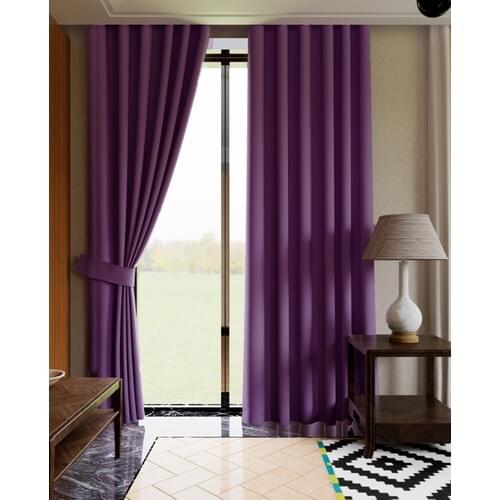 Luxury House Purple 125x180 cm Flat Planting Blackout & Blackout Backdrop Curtain