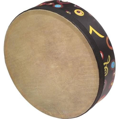 Hand Drum Orff Music Percussion Instrument Portable Drum Instrument with Drumstick 8in Musical instrument toys