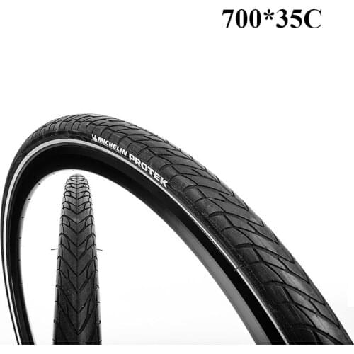 Michelin Protek Cross 700*35C Road Bicycle Tire Reflective Double-sided Bike Tyre Dead fly BMX bike Pneu Bicicleta