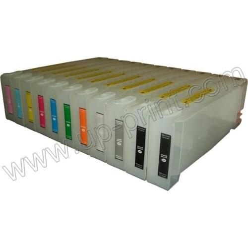 11pcs 700ml pro 9910 pro 7910 refillable ink Cartridges for epson pro7910 pro9910 with chip & chip resetter