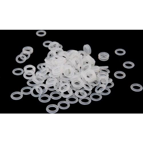 120pcs/bag Rubber O Ring Keyboard Switch Dampeners Keyboards Accessories White For Keyboard Dampers Keycap O Ring Replace Part