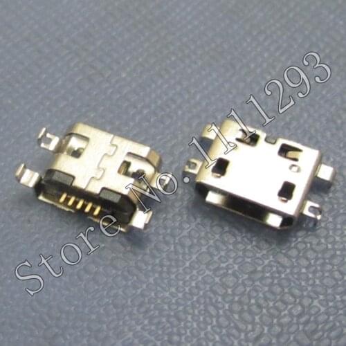 20pcs/lot Micro USB Charging Socket Jack Connector for Lenovo ZTE HTC Huawei OPPO Coolpad TCL idol3 Mobile Phone or Tablet PC