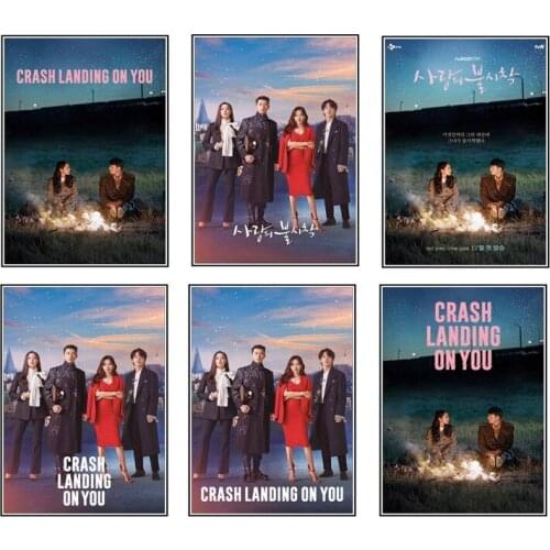 5D Diamond Painting Crash Landing on You DIY Diamond Painting Diamond Inlaid DIY Diamond Embroidery Cross Stitch Mosaic Home Dec