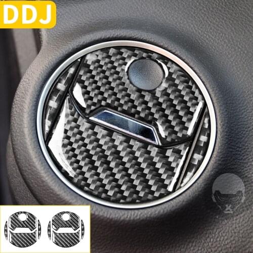 For Chevrolet Camaro 2010-2015 5th Gen ZL1 Carbon Fiber Accessories Car Side Air Conditioning Vent Outlet Trim Interior Sticker