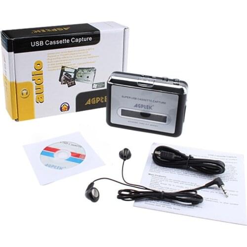 EZCAP Cassette Capture to MP3 USB Walkman Tape PC Super MP3 Music Audio Converter Recorders Players Save MP3 File to USB Flash