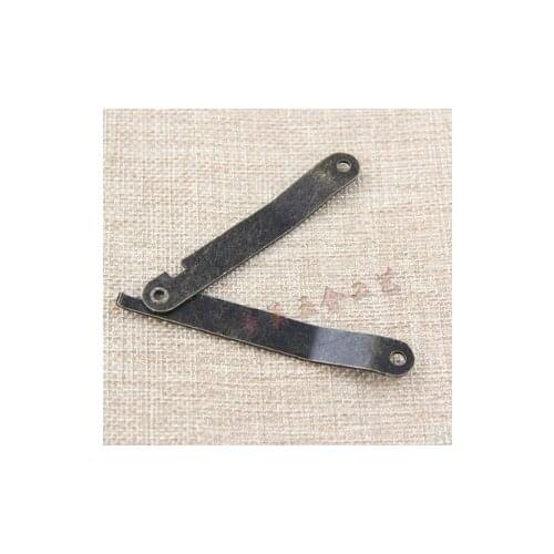 Hardware supplies Medium 83 * 11mm supporting hinge with card antique curved hand hinge aircraft hinge gift box wooden box stand