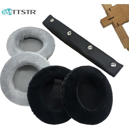 IMTTSTR Replacement Ear Pads for Beyerdynamic DT770 DT880 DT990 Earphones Earpads Headband Cushion Bumper Cover Cups