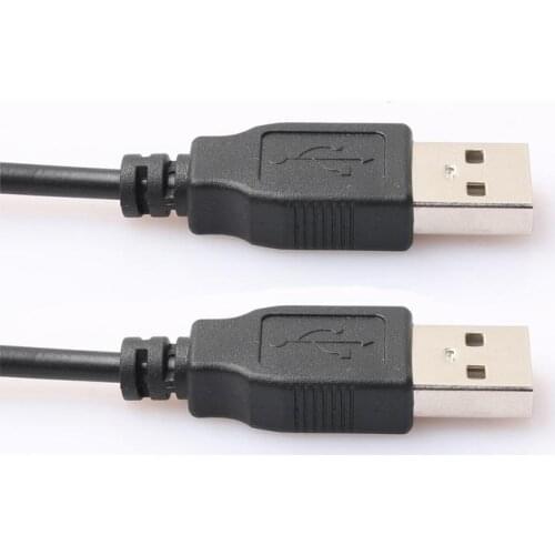Double USB Computer Extension Cable 1.5M 10M USB 2.0 Type A Male to A Male Cable Hi-Speed 480 Mbps Black Data Line Cables