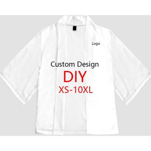 2021 new fashion casual loose DIY custom 3D printing design Yukata Cardigan Cosplay Shirt kimono