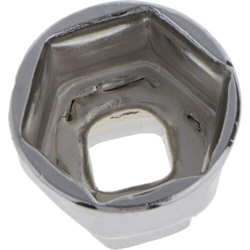 3PCS Fuel Filter Socket Oil Filter Wrench 27mm 32mm 36mm, Cap Housing Removal Tool Universal (Low Profile)