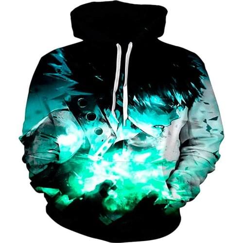 Hot Anime My Hero Academia Midoriya Izuku All Might 3D printed Hooded sweatshirt Men/Women Casual Hoodies Cool Harajuku Clothes