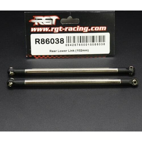 Metal 102MM Rear Lower Link Tie Rod R86038 for 1/10 RGT EX86100 Remote Control Climbing Cars Crawler Original Accessories