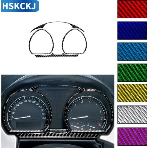 For BMW Z4 E85 2003-2008 Multiple Color Carbon Fiber Stickers Speedometer Pointer Indicator Surround Dashboard Trim Accessories