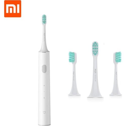 Original Xiaomi Mijia Sonic Electric Toothbrush T300 Rechargeable Waterproof Tooth Brush Adult Smart Ultrasonic Teeth Brush Soft